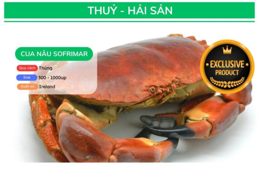 Cua nâu ảnh to
